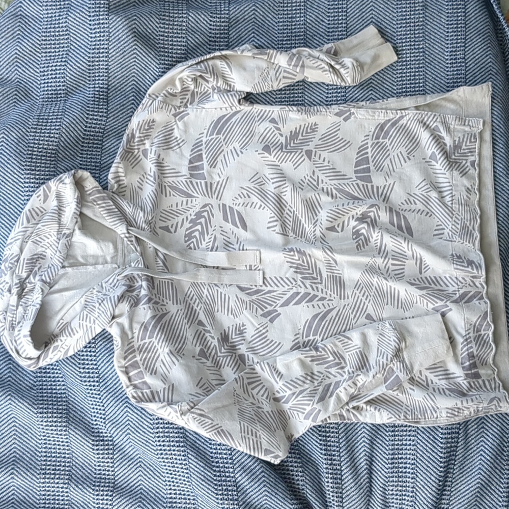 Aerie oversized tropical print hoodie